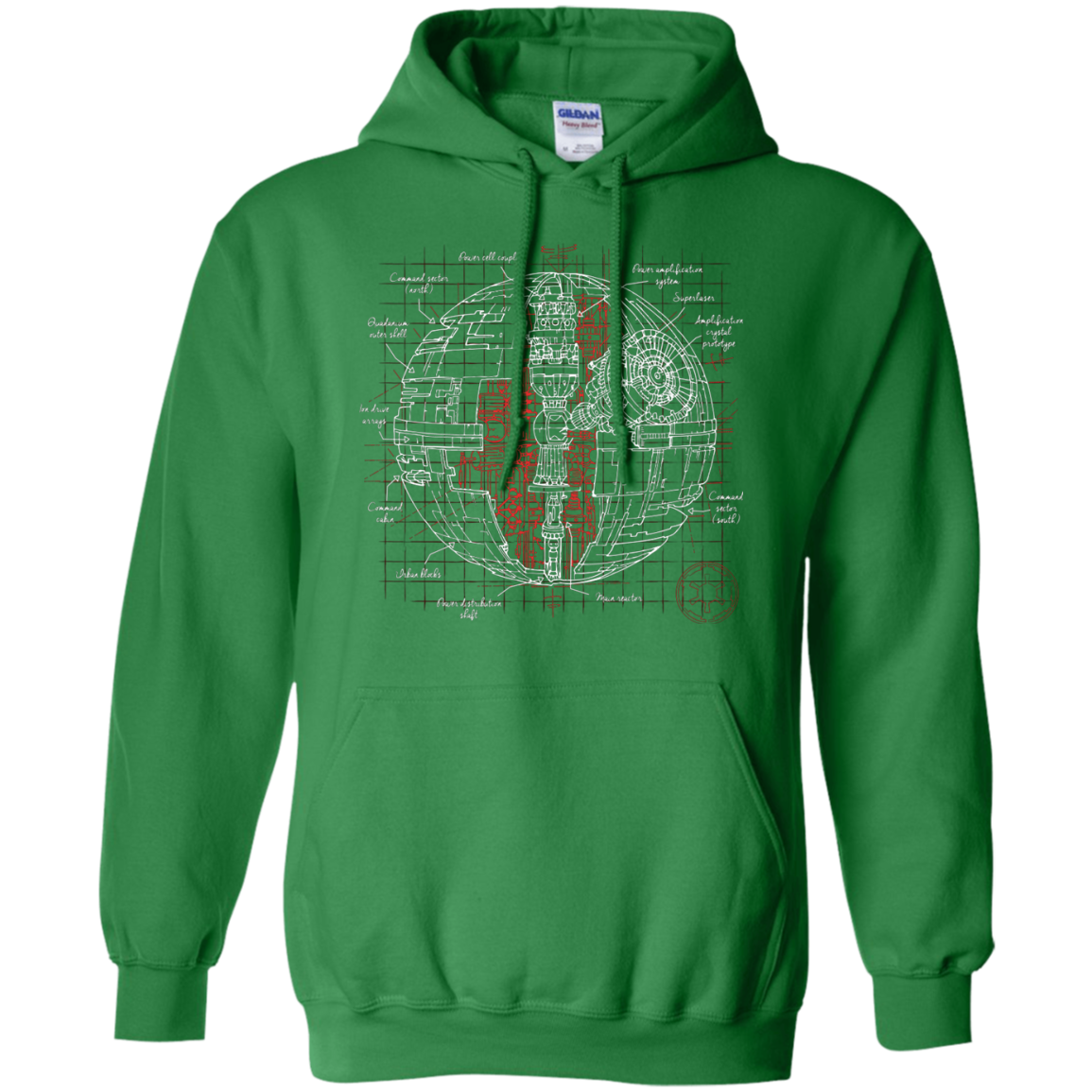 Death Star Plan Pullover Hoodie