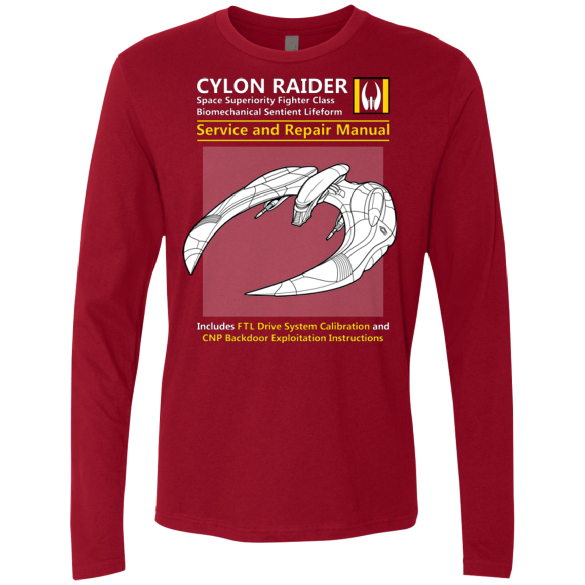 CYLON RAIDER SERVICE & REPAIR MANUAL Men's Premium Long Sleeve