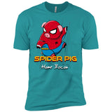 Spider Pig Build Line Men's Premium T-Shirt