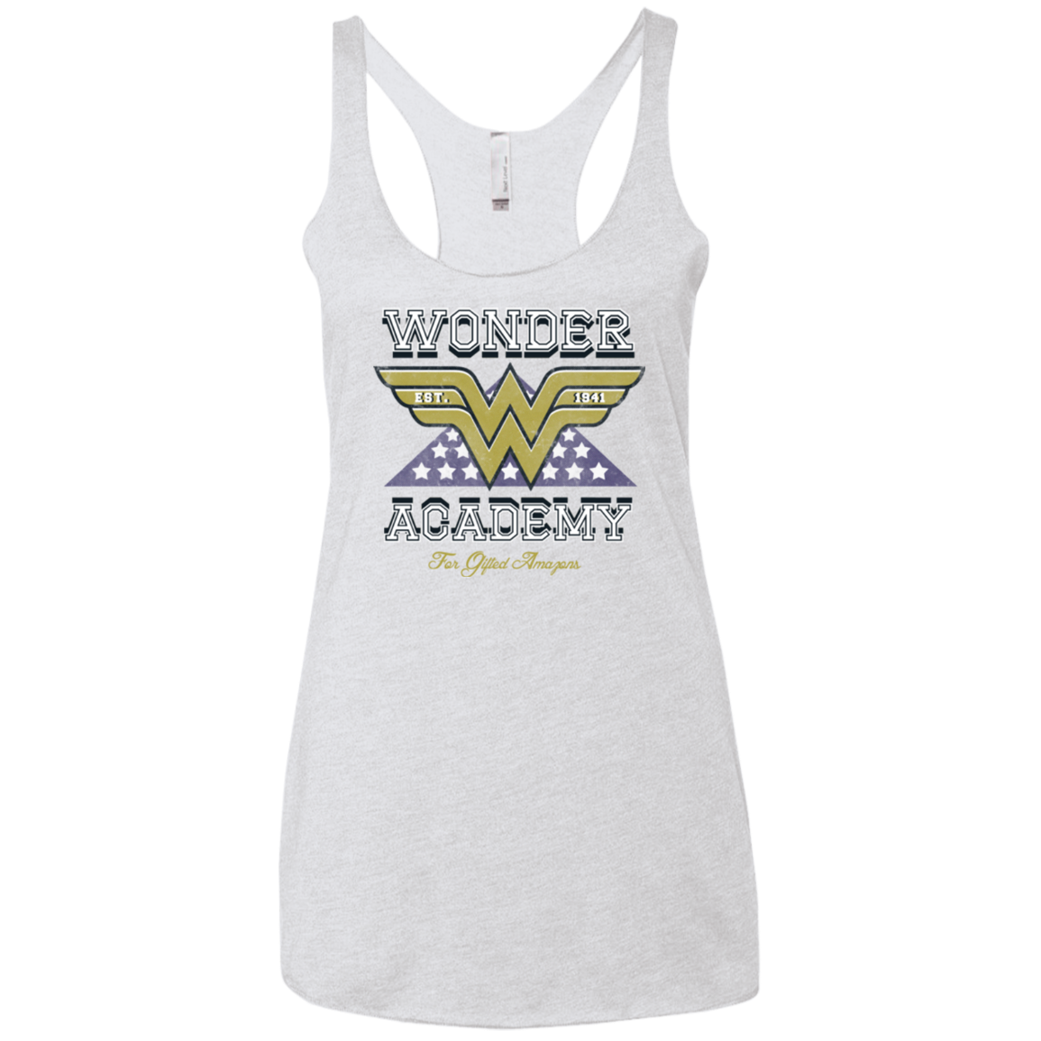 Wonder Academy Women's Triblend Racerback Tank