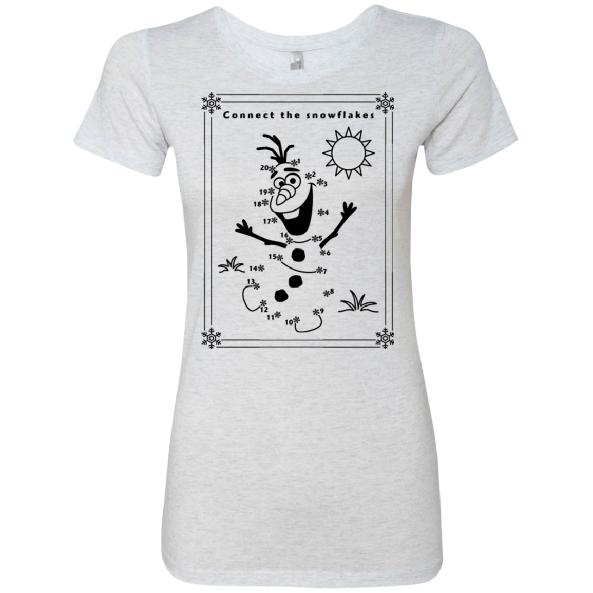 Connect the snowflakes Women's Triblend T-Shirt