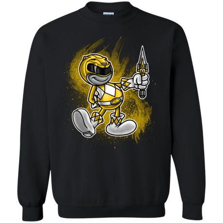 Yellow Ranger Artwork Crewneck Sweatshirt