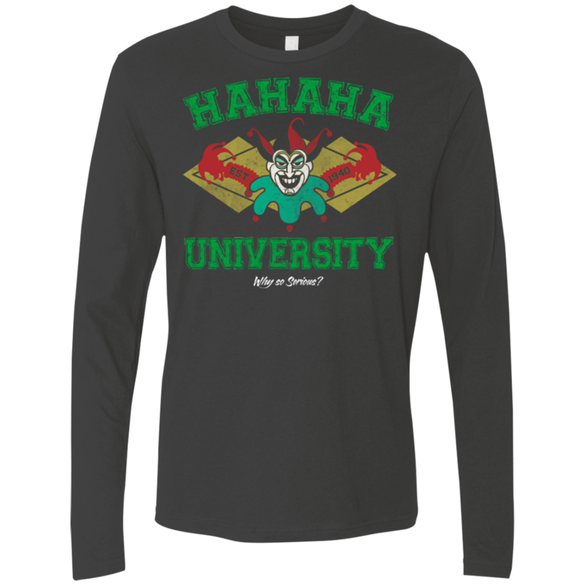 Hahaha University Men's Premium Long Sleeve