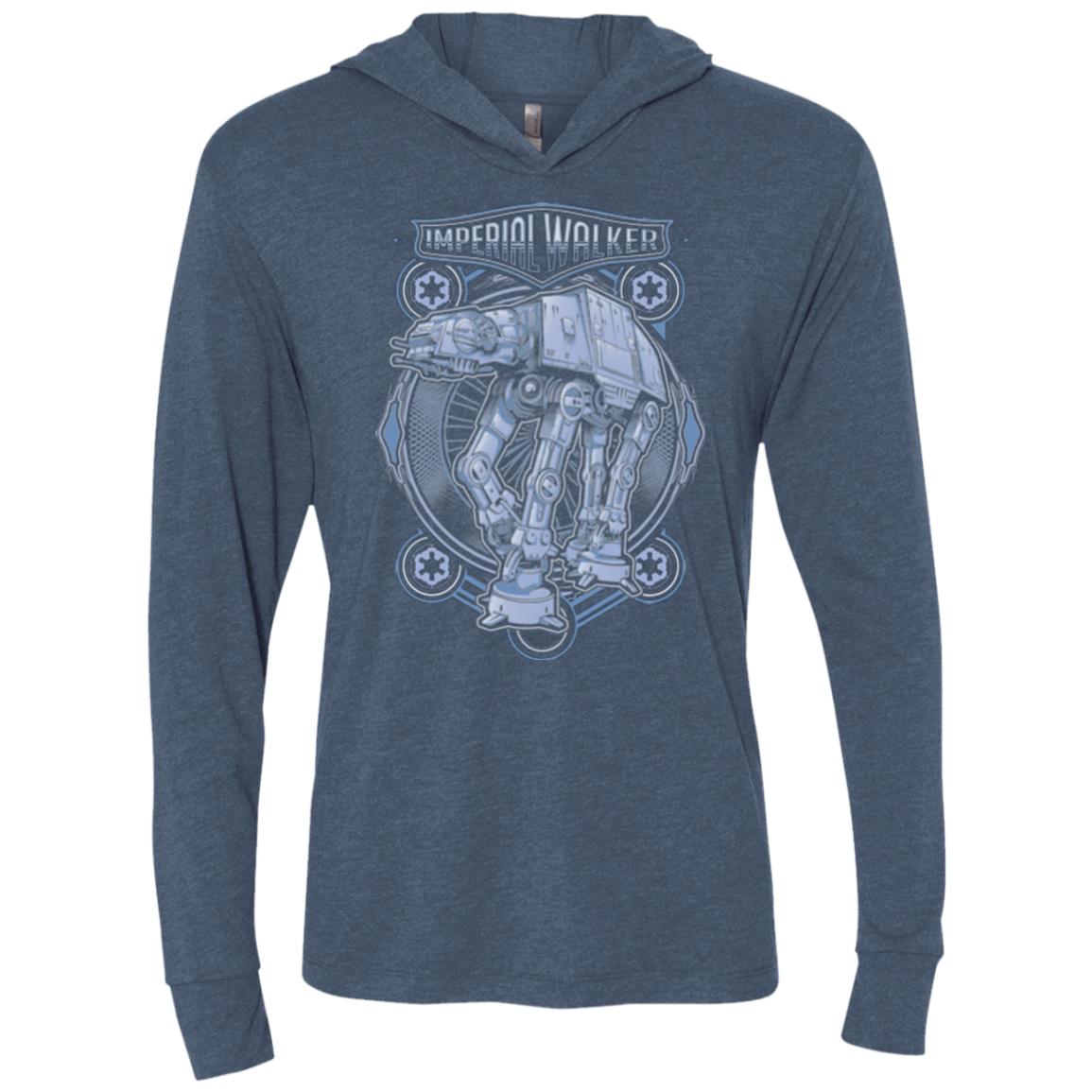 Imperial Walker Triblend Long Sleeve Hoodie Tee