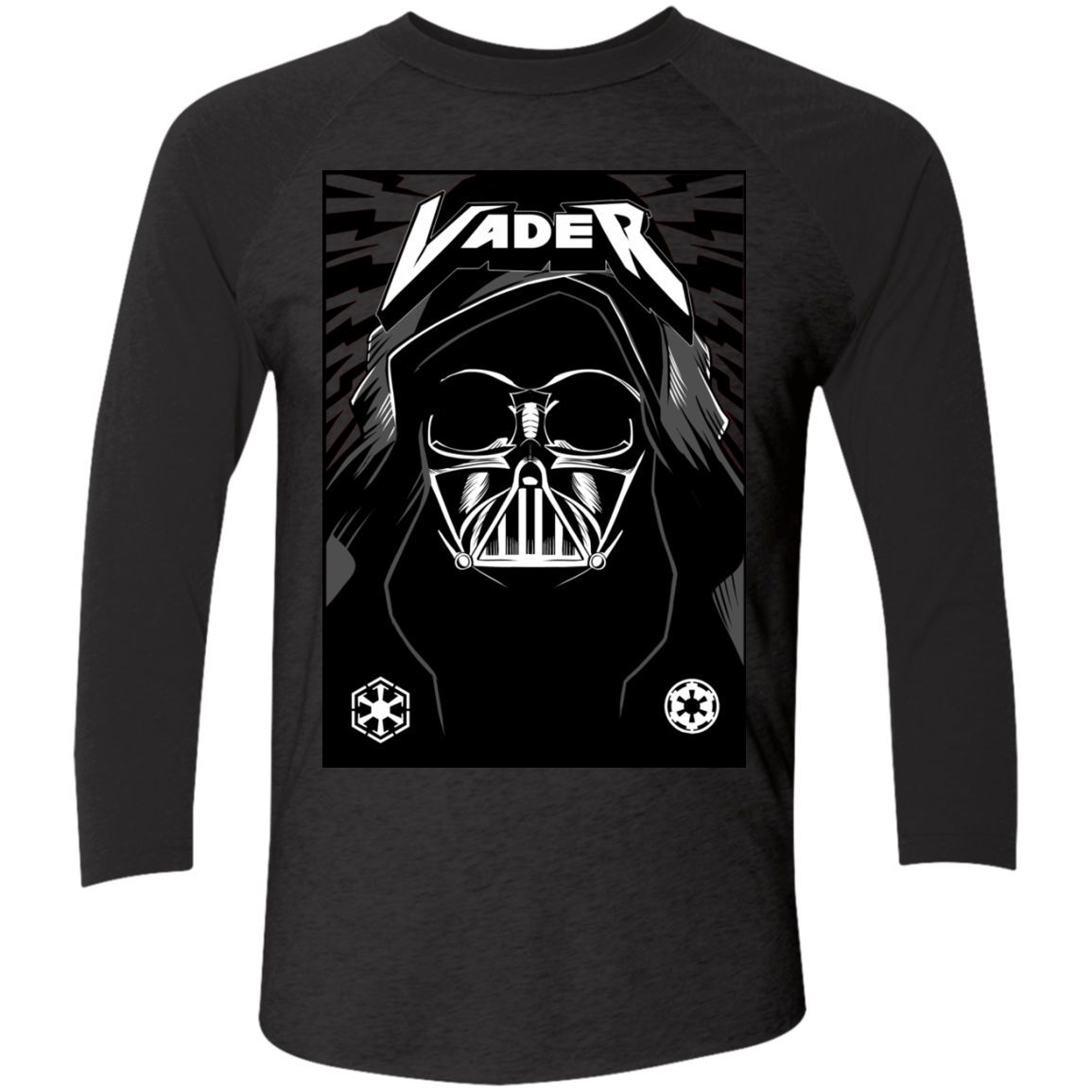 Vader Rock Men's Triblend 3/4 Sleeve