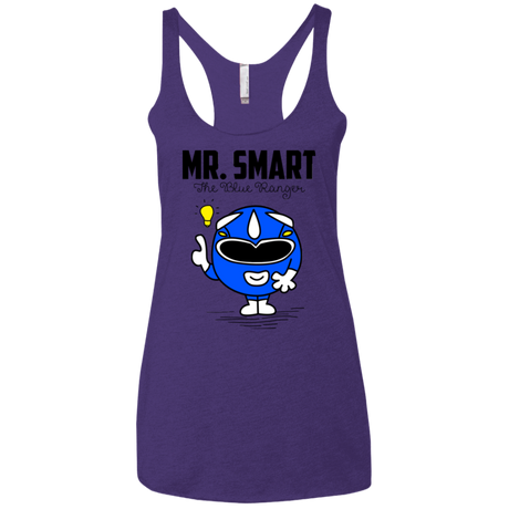 Mr Smart Women's Triblend Racerback Tank