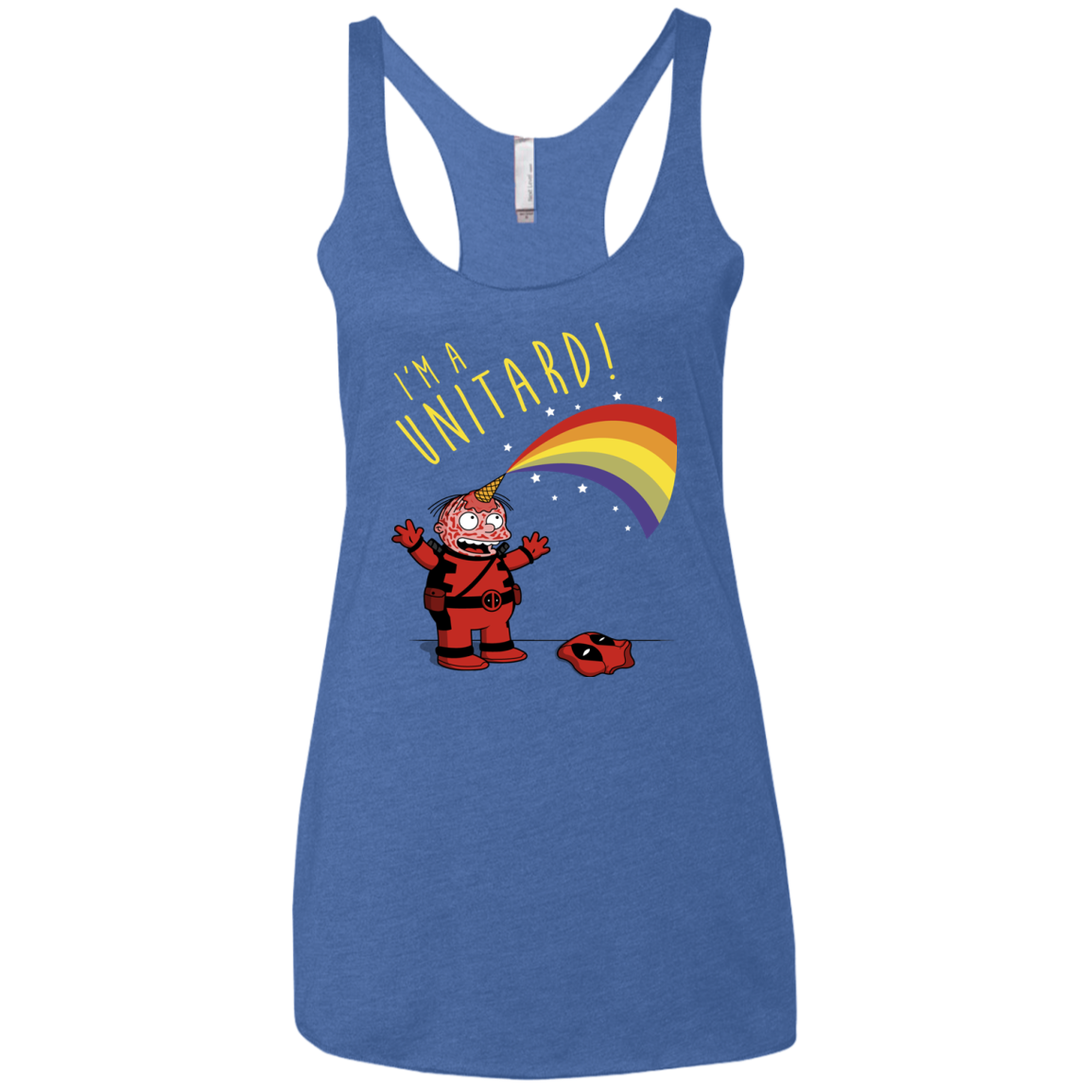 unitard-Raffiti Women's Triblend Racerback Tank