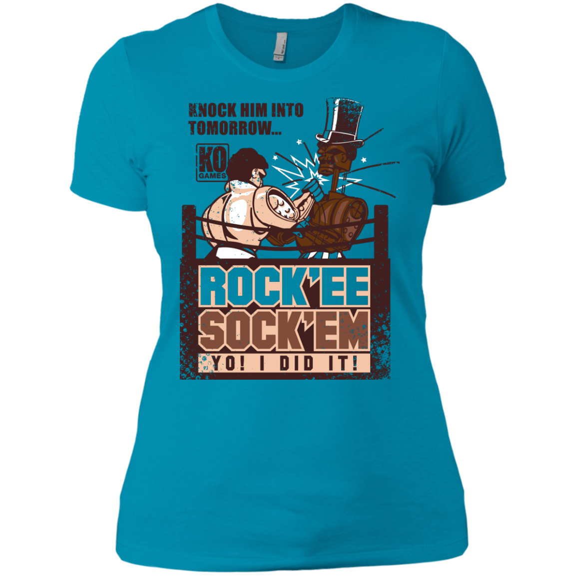 Rockee Sockem Women's Premium T-Shirt