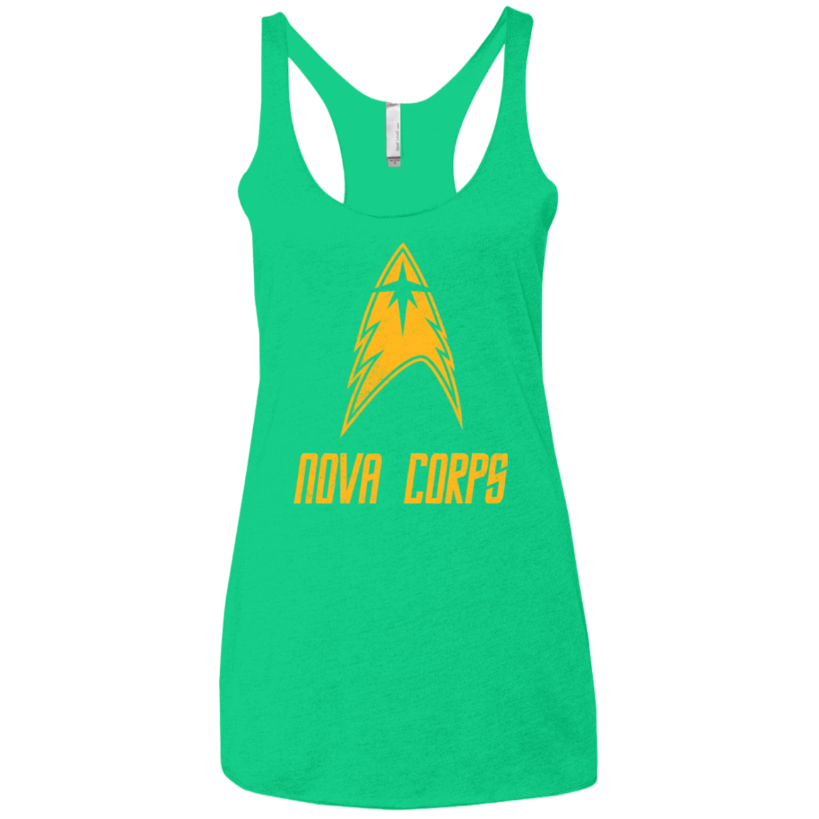 Space Gang Women's Triblend Racerback Tank