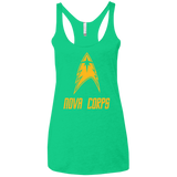 Space Gang Women's Triblend Racerback Tank