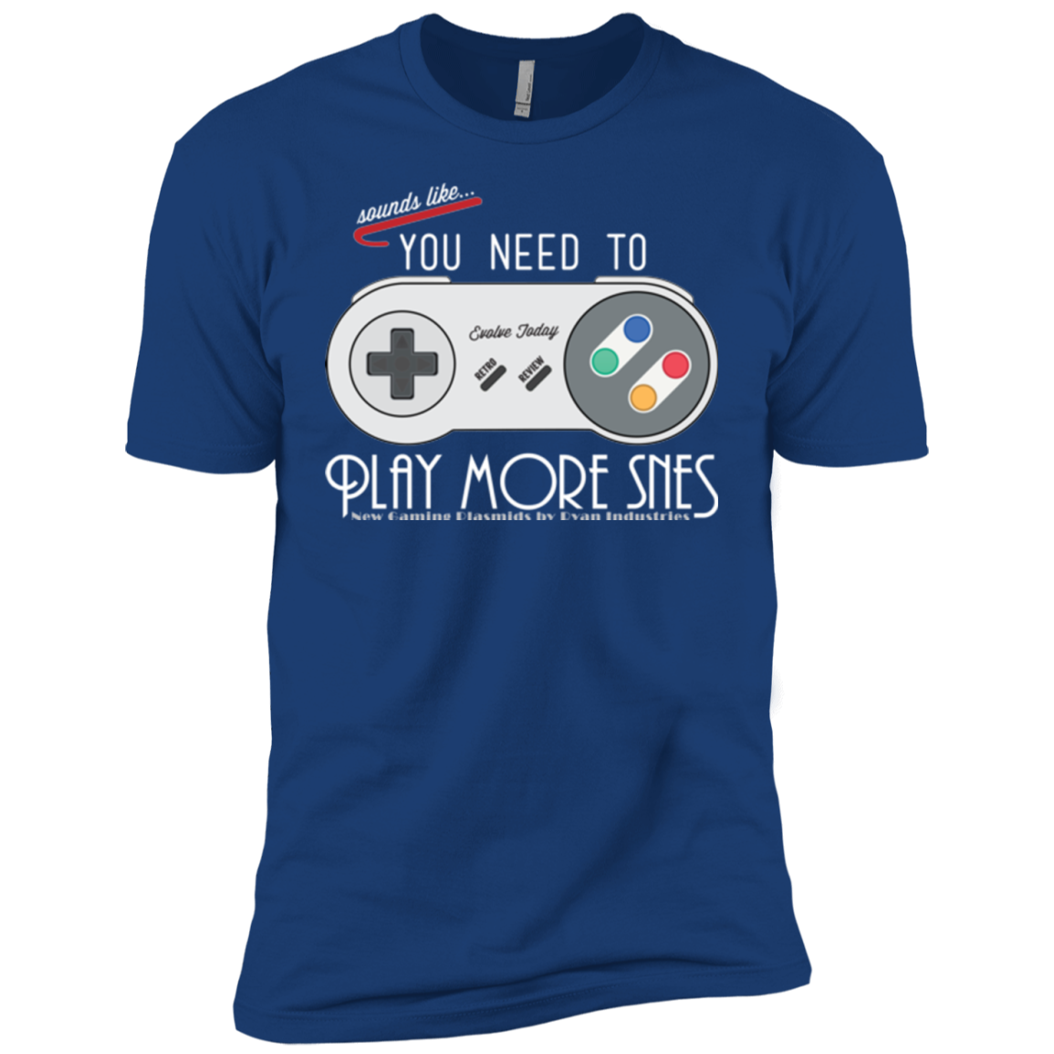 Evolve Today! Play More SNES Boys Premium T-Shirt