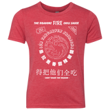 Dragons Fire Chili Sauce Youth Triblend T-Shirt