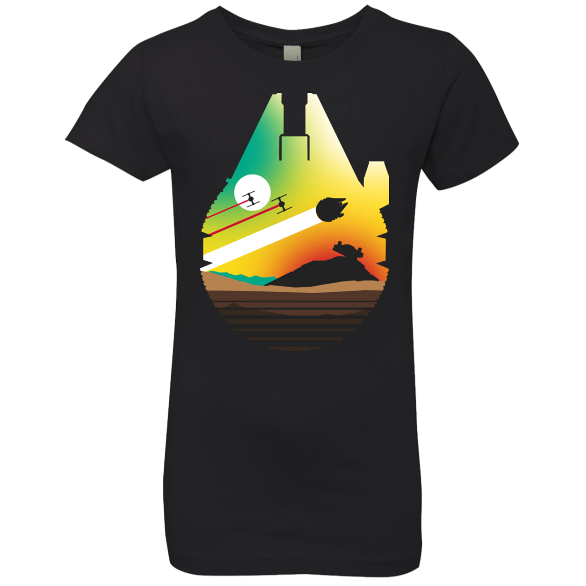 Escape from Desert Planet Girls Premium T-Shirt