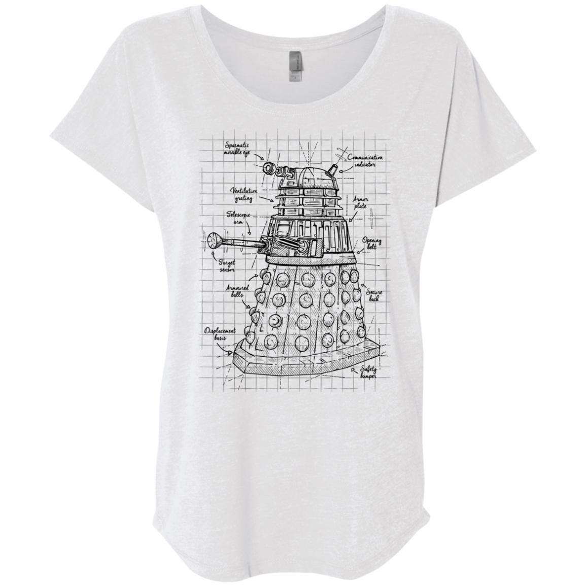 Dalek Plan Triblend Dolman Sleeve