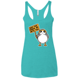 May The Porgs Be With You Women's Triblend Racerback Tank