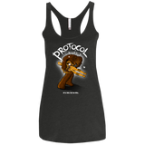 Protocol Blues Women's Triblend Racerback Tank