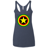 Captain Rasta Women's Triblend Racerback Tank