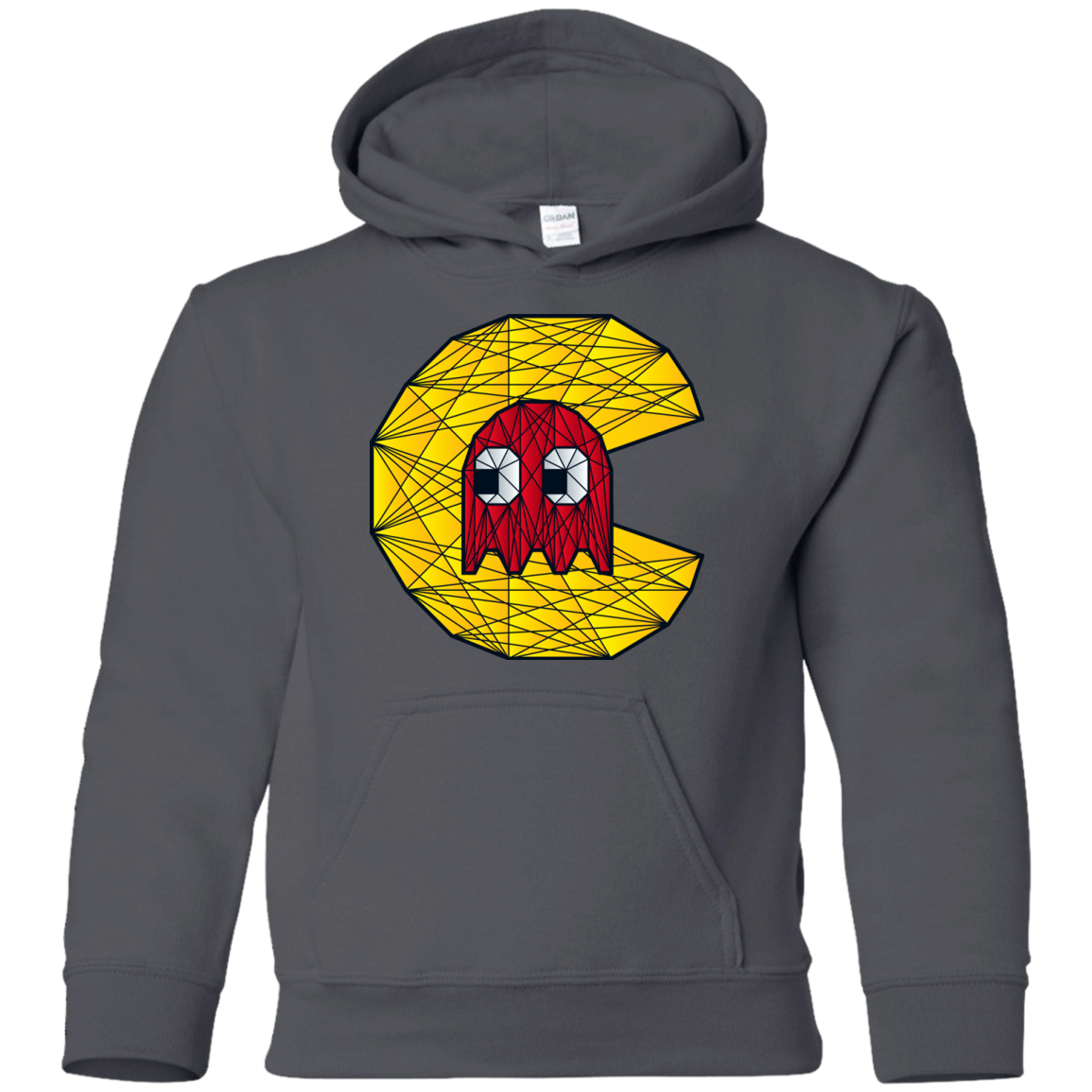 Poly Pac Man Youth Hoodie