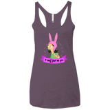 Louise Smell Fear Women's Triblend Racerback Tank