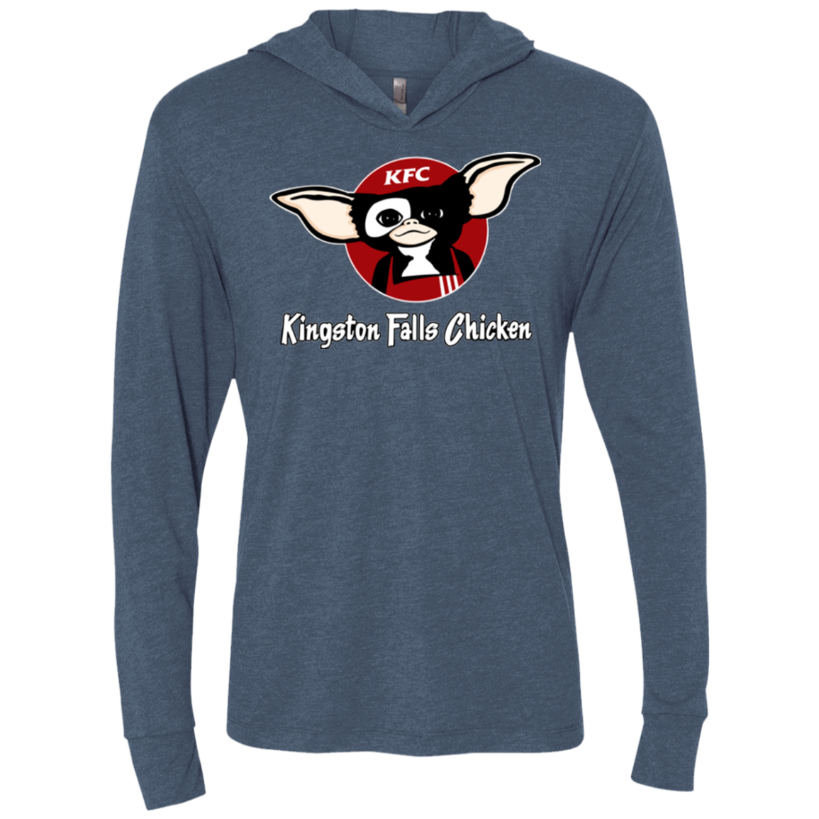 Kingston Falls Chicken Triblend Long Sleeve Hoodie Tee