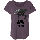 Full Metal Head Triblend Dolman Sleeve