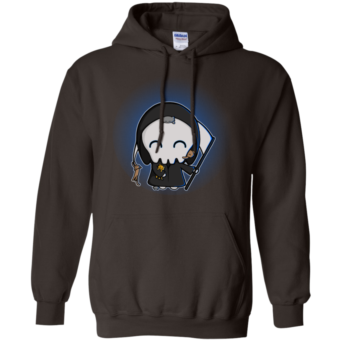 Death Loves Cats Pullover Hoodie