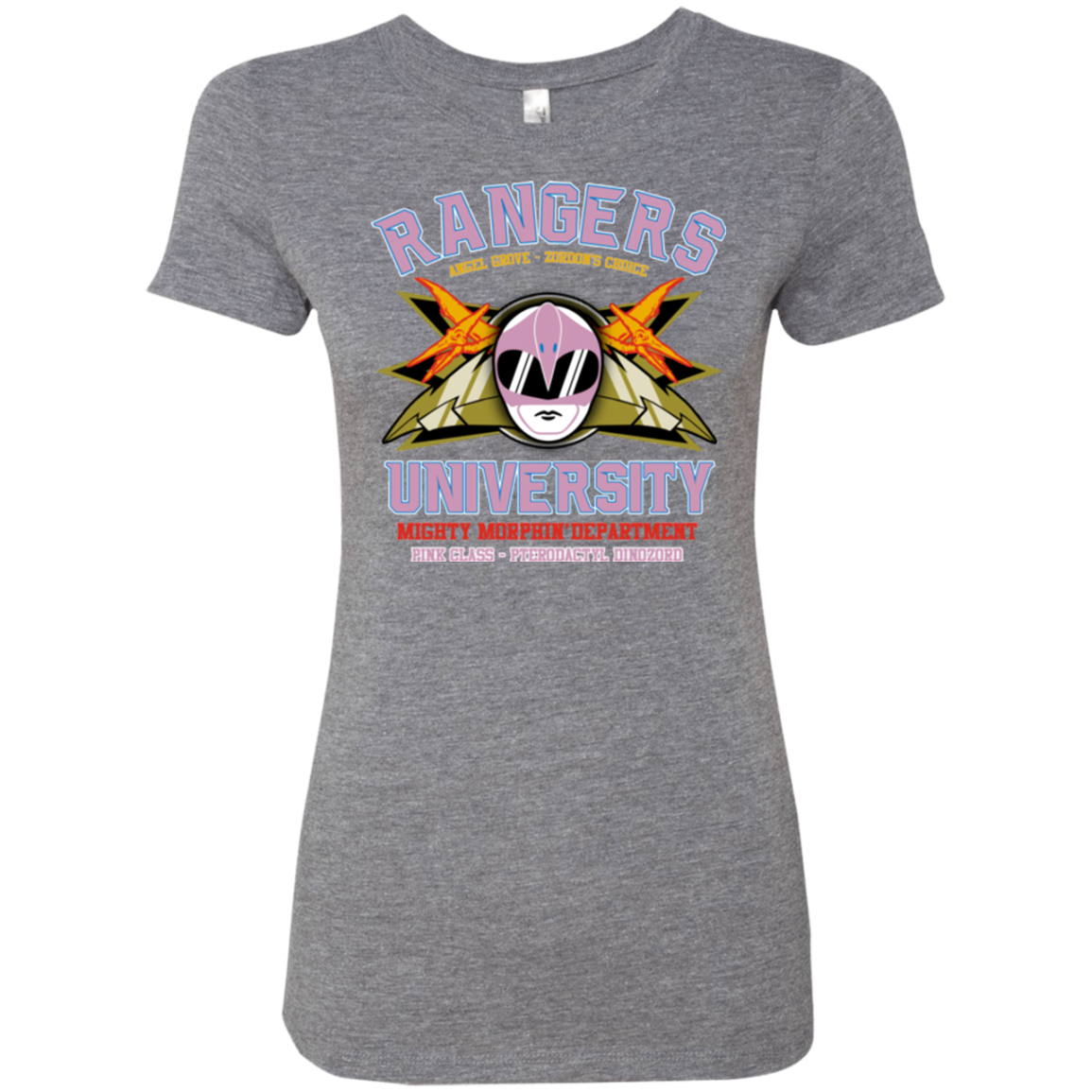 Rangers U Pink Ranger Women's Triblend T-Shirt