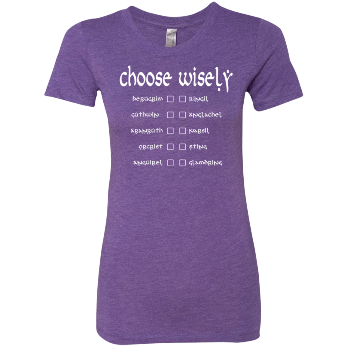 Choose wisely Women's Triblend T-Shirt