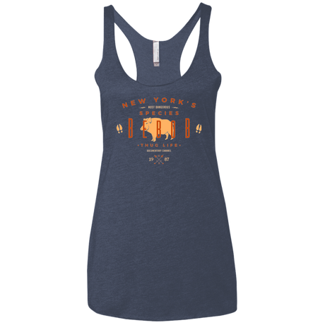 NY SPECIES - BEBOB Women's Triblend Racerback Tank