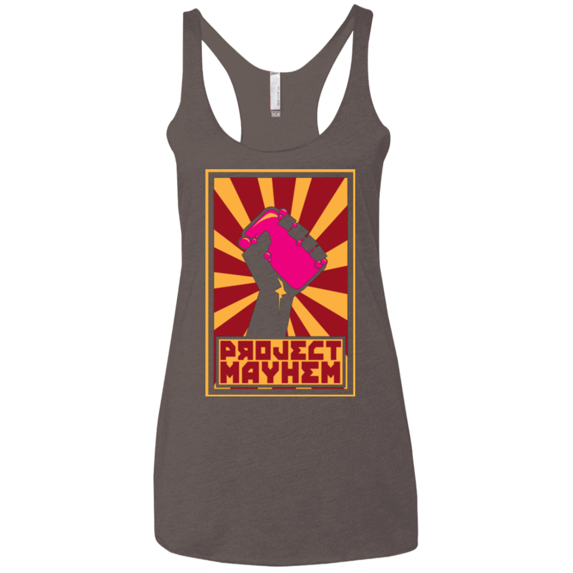 Project Mayhem Women's Triblend Racerback Tank