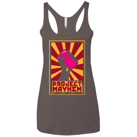 Project Mayhem Women's Triblend Racerback Tank