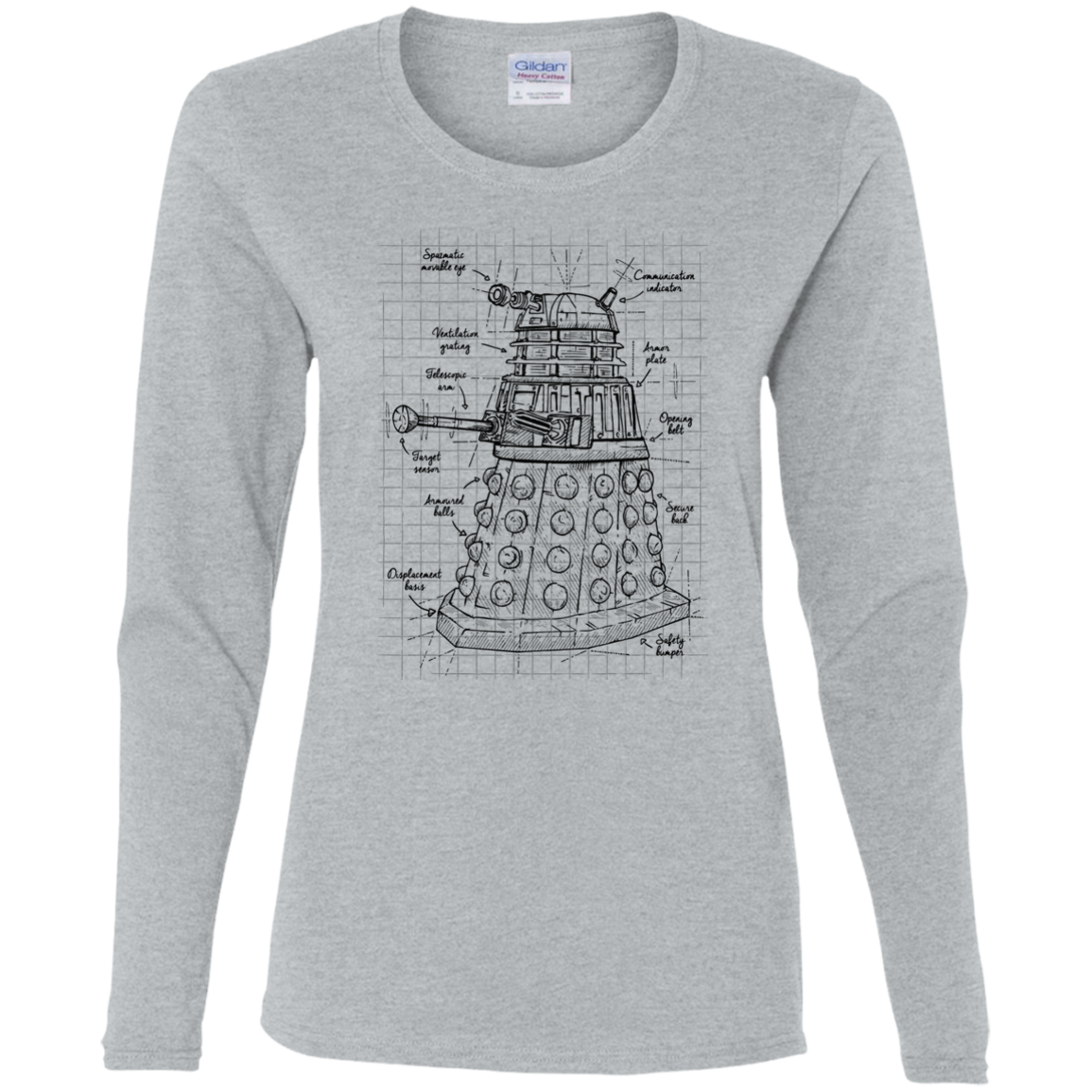 Dalek Plan Women's Long Sleeve T-Shirt
