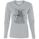 Dalek Plan Women's Long Sleeve T-Shirt