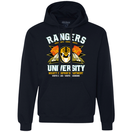 Rangers U White Ranger Premium Fleece Hoodie