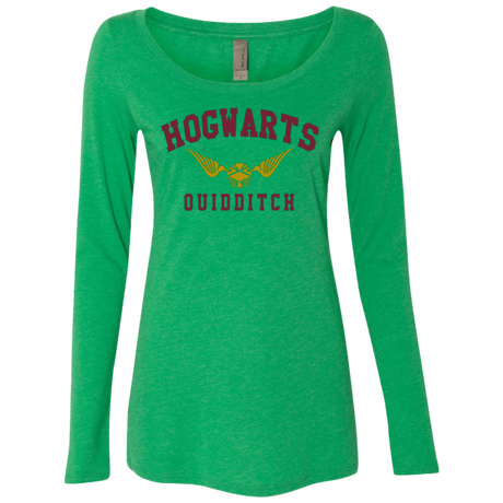 Hogwarts Quidditch Women's Triblend Long Sleeve Shirt