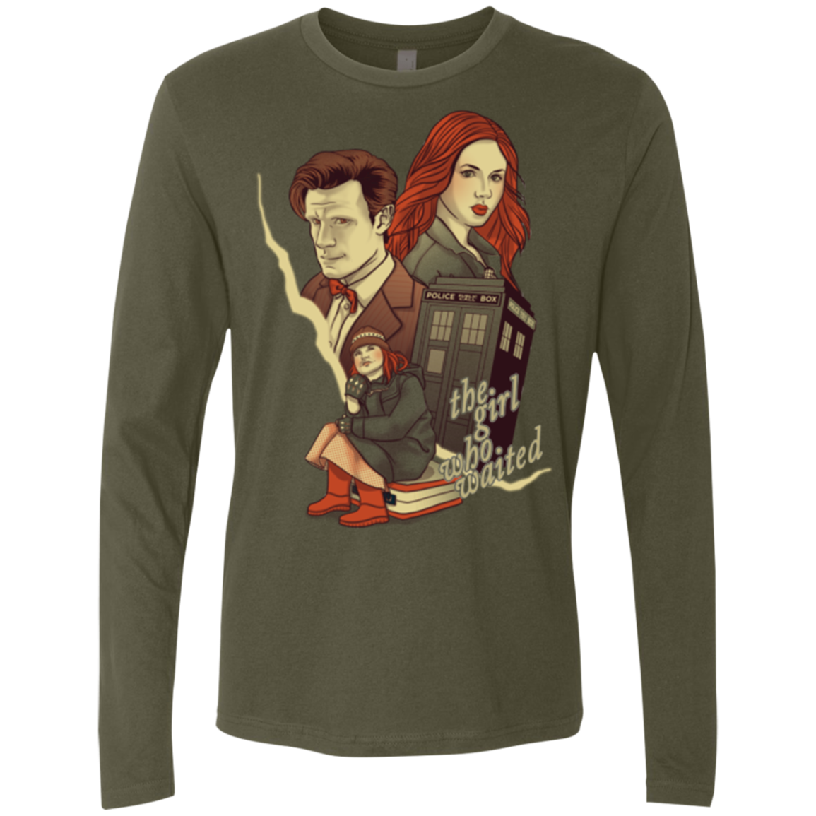 The Girl who waited Men's Premium Long Sleeve