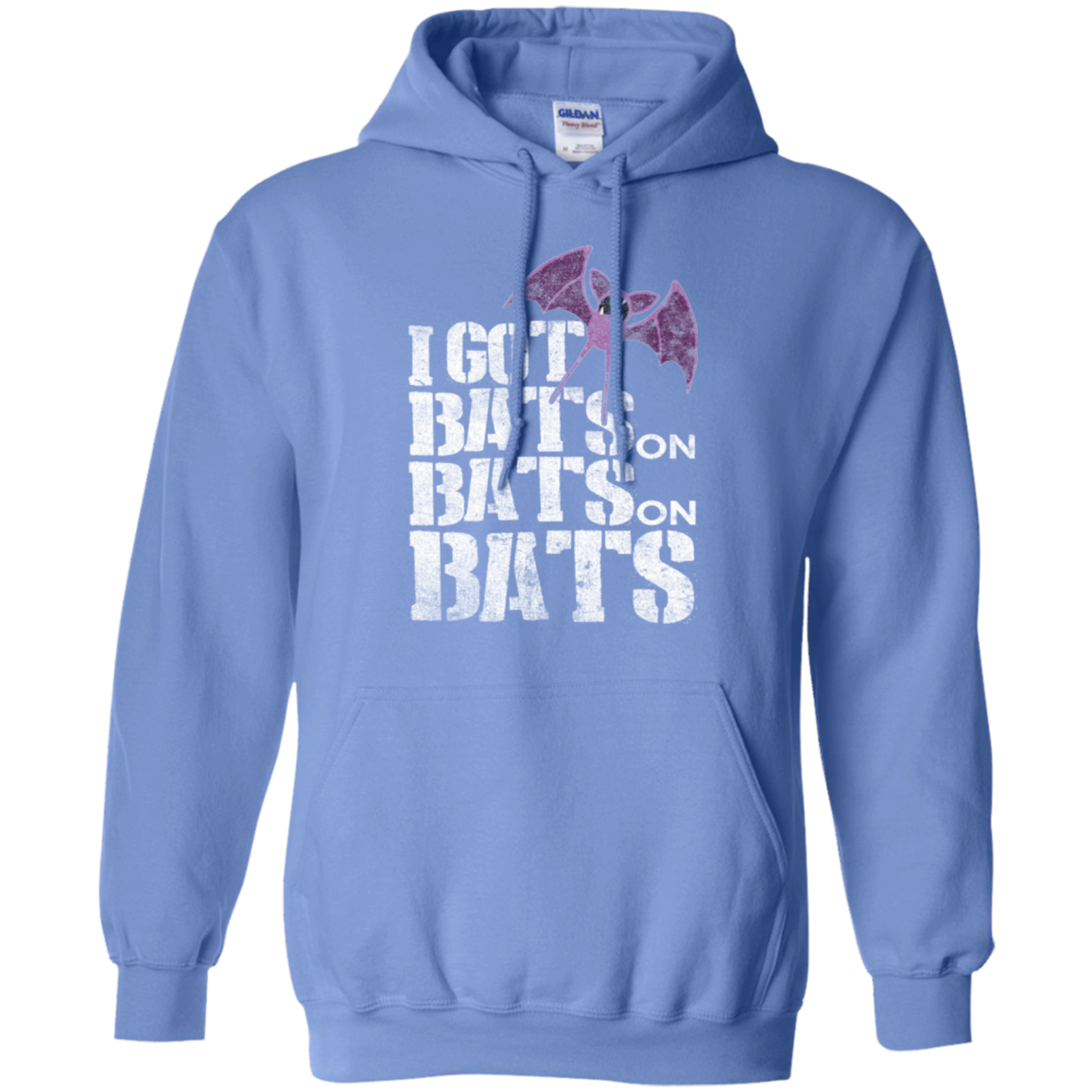 Bats on Bats on Bats Pullover Hoodie