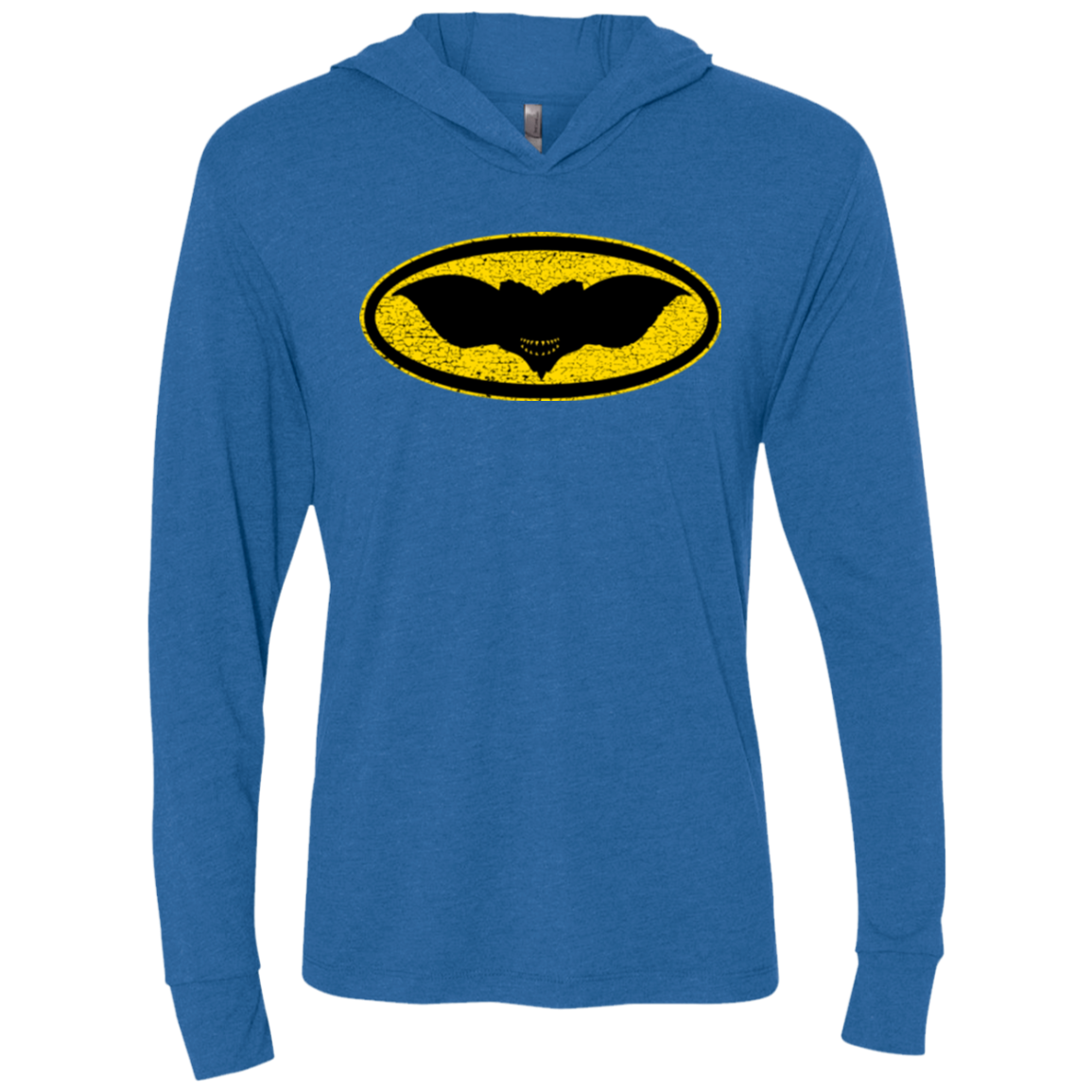 Gotham Gremlin Triblend Long Sleeve Hoodie Tee