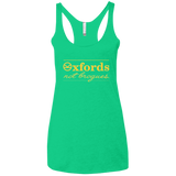 Oxfords Not Brogues Women's Triblend Racerback Tank