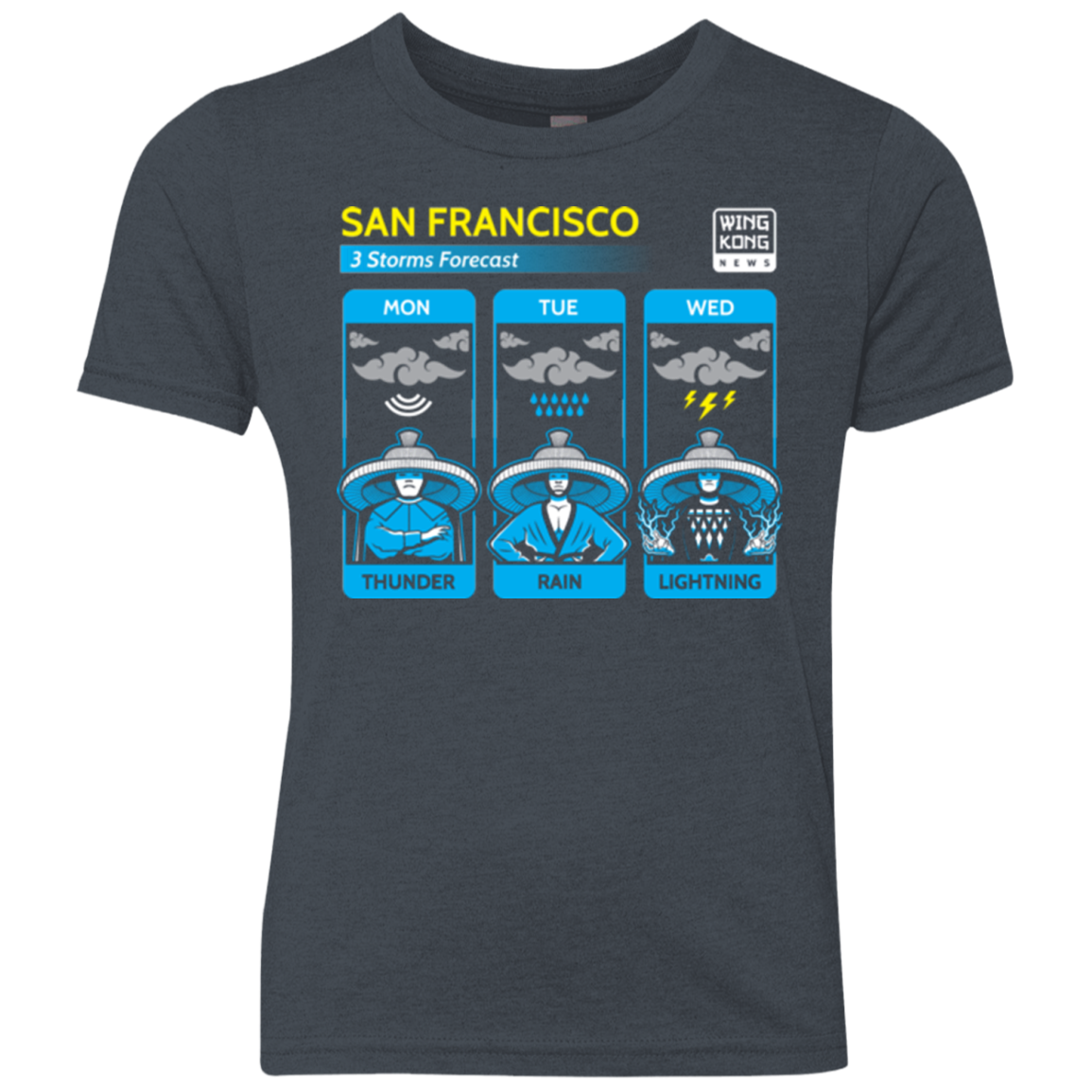 Three Storms Youth Triblend T-Shirt