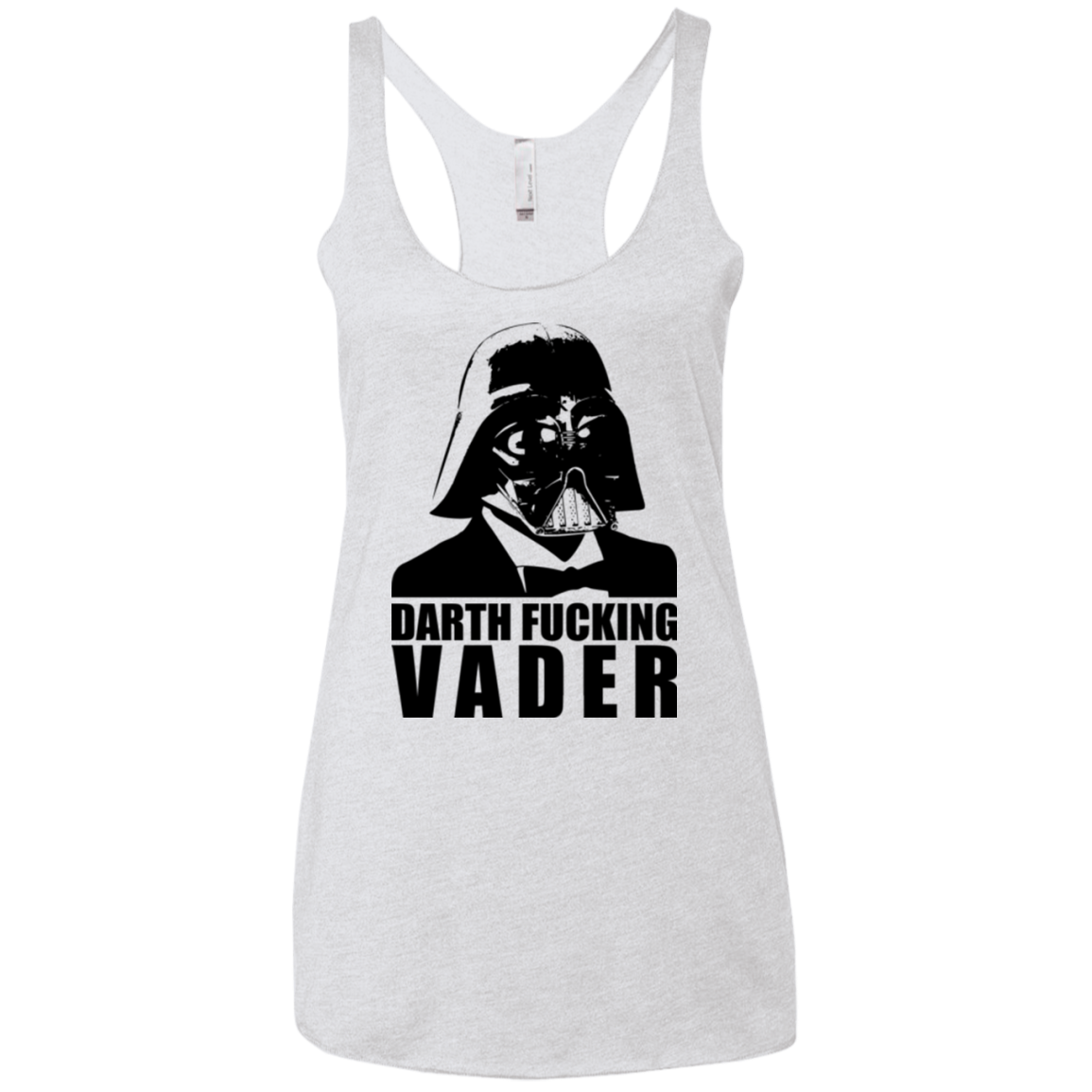 Dart Fucking Vader Women's Triblend Racerback Tank