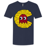 Poly Pac Man Men's Premium V-Neck