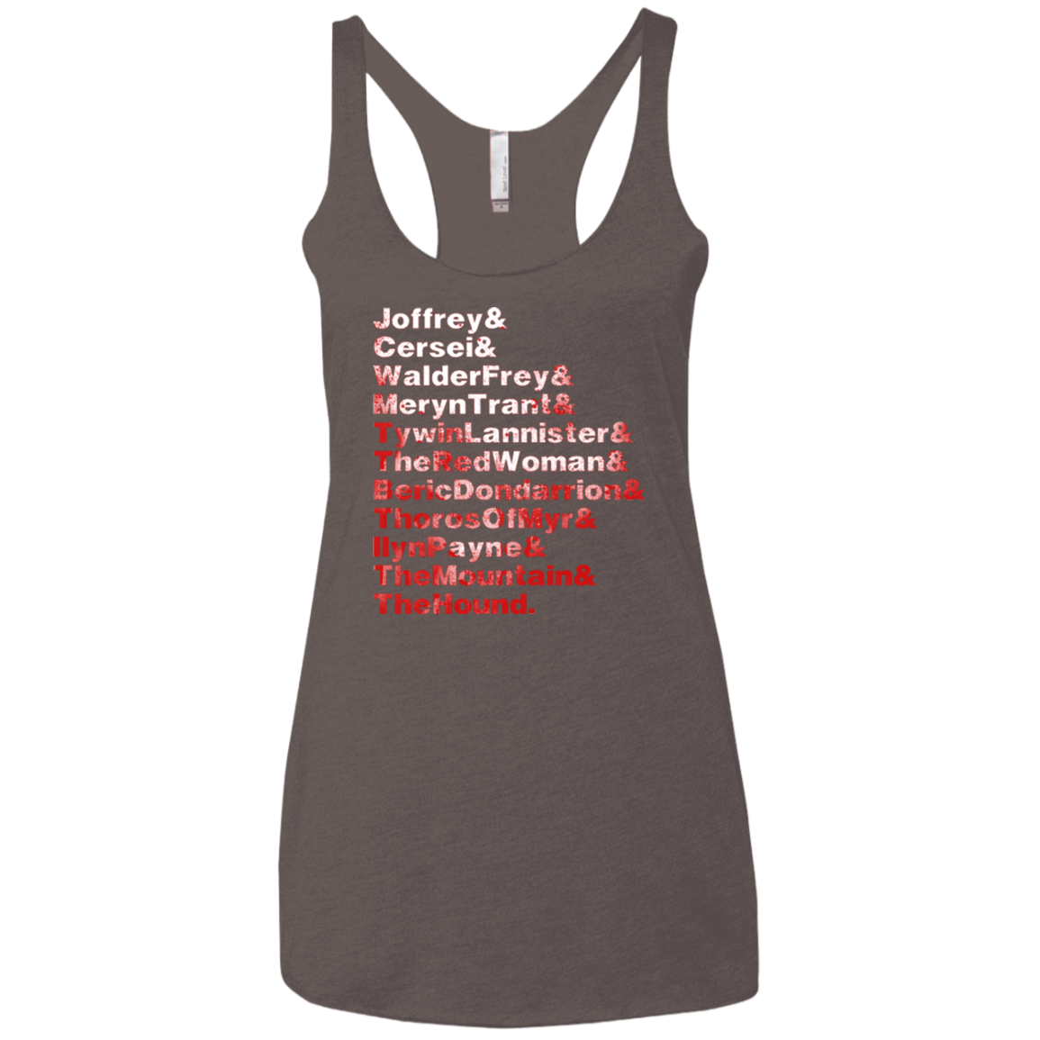 Aryas Kill List Women's Triblend Racerback Tank