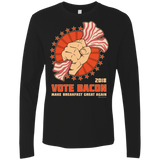 Vote Bacon In 2018 Men's Premium Long Sleeve