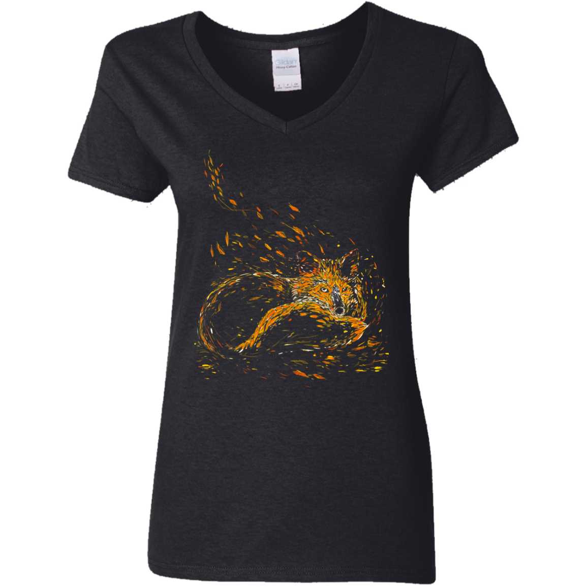 Cameo Fox Women's V-Neck T-Shirt