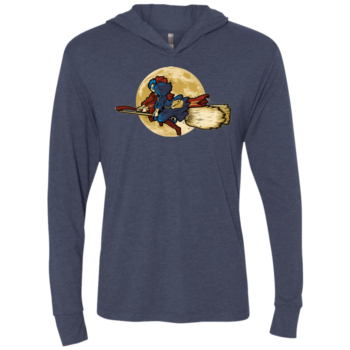 MAGIC LOVE Triblend Long Sleeve Hoodie Tee