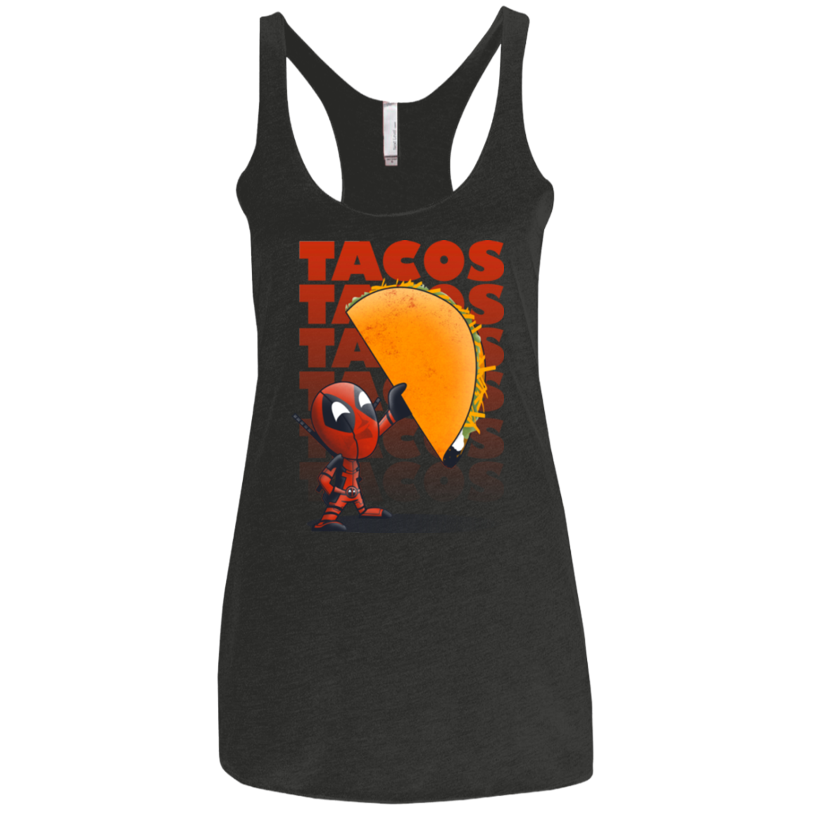 Tacos Women's Triblend Racerback Tank