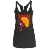 Tacos Women's Triblend Racerback Tank