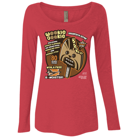 Wookie Cookie Women's Triblend Long Sleeve Shirt