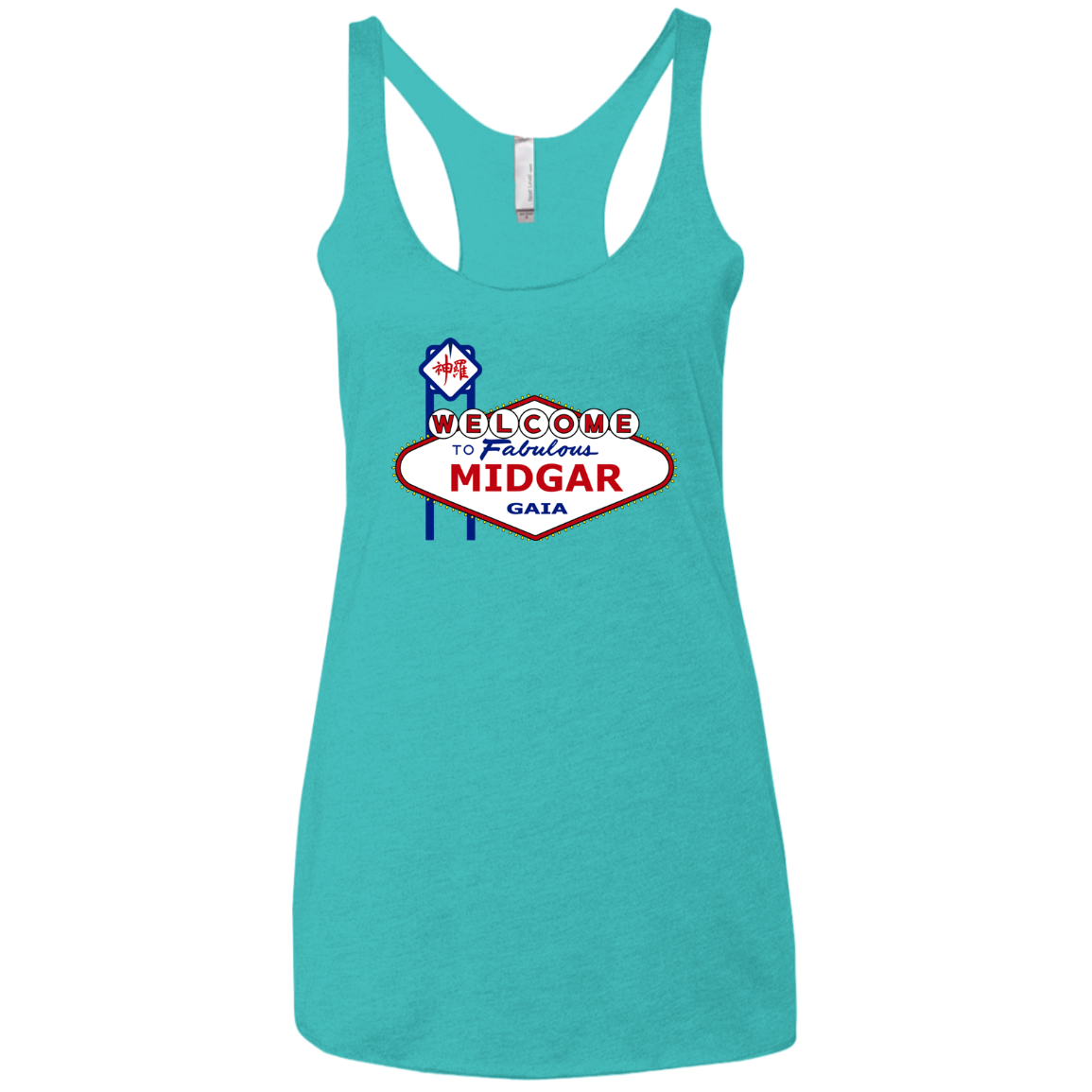 Viva Midgar Women's Triblend Racerback Tank